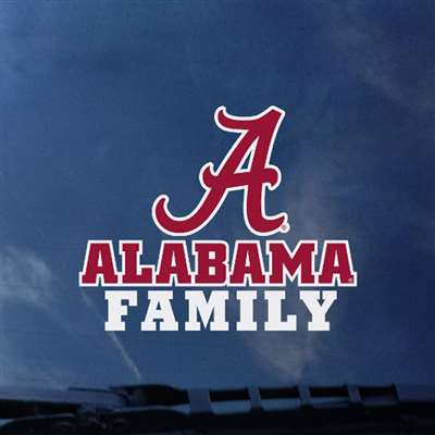 Alabama Crimson Tide Transfer Decal - Family