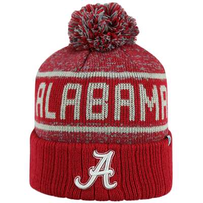 Alabama Crimson Tide Top of the World Acid Rain Knit Beanie - Crimson