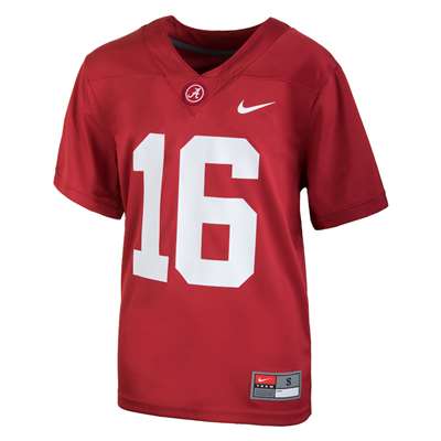 Nike Alabama Crimson Tide Youth Football Jersey - #16 Crimson