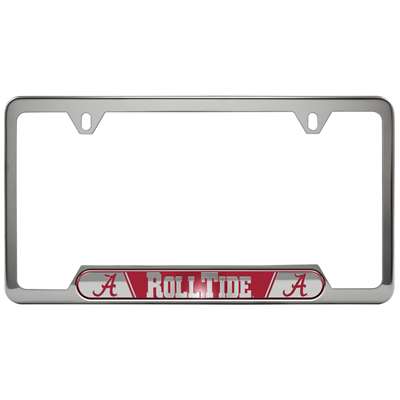 Alabama Crimson Tide Stainless Steel License Plate Frame