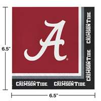 Be ready for game day! Cheer on your favorite college team with these full color, paper lunch napkins. This pack contains 20, 2-ply napkins that are a high quality addition to any gathering. Measures 6.5 inches by 6.5 inches. Officially licensed by the NC