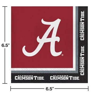 Be ready for game day! Cheer on your favorite college team with these full color, paper lunch napkins. This pack contains 20, 2-ply napkins that are a high quality addition to any gathering. Measures 6.5 inches by 6.5 inches. Officially licensed by the NC