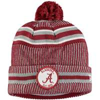 Alabama Crimson Tide New Era Patch Sport Knit Beanie