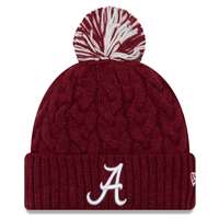 Alabama Crimson Tide New Era Women's Cozy Cable Knit Beanie