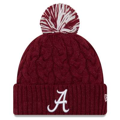 Alabama Crimson Tide New Era Women's Cozy Cable Knit Beanie