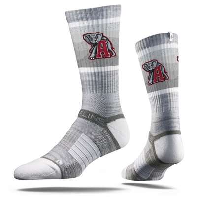 Alabama Crimson Tide Strideline Premium Crew Sock - Elephant