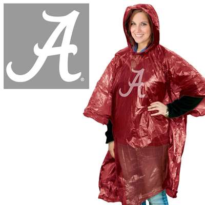 Alabama Crimson Tide Rain Poncho