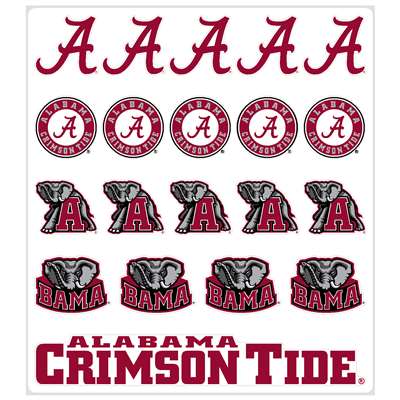 Alabama Crimson Tide Multi-Purpose Vinyl Sticker Sheet