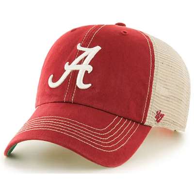 Alabama Crimson Tide 47 Brand Trawler Clean Up Adjustable Hat - A Logo