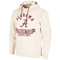 Alabama Crimson Tide Colosseum Steel Diamond Hoodie - Cream