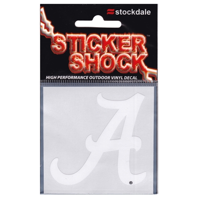 Alabama Crimson Tide Die-Cut Transfer Decal - Whit