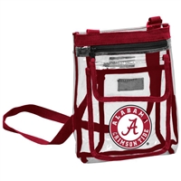 Alabama Crimson Tide Gameday Clear Crossbody Bag