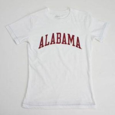 Alabama Crimson Tide Women's T-shirt By League - White