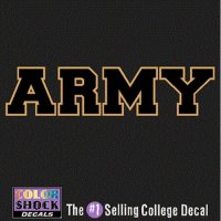 Army Black Knights Decal - Block Army