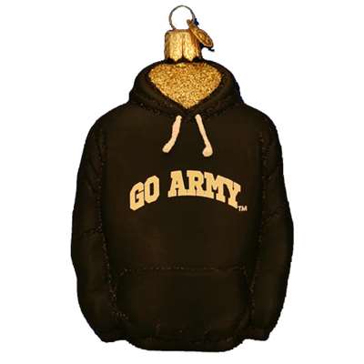 Army Black Knights Glass Christmas Ornament - Hoodie