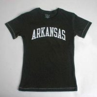 Arkansas Ladies T-shirt - Black