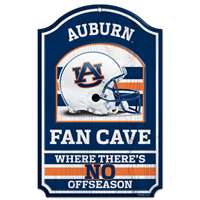 Auburn Tigers Fan Cave Wood Sign