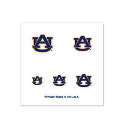 Auburn Tigers Fingernail Tattoos - 4 Pack