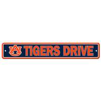 Auburn Tigers Plastic Street Sign