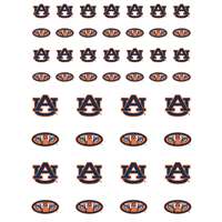 Auburn Tigers Small Sticker Sheet - 2 Sheets