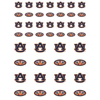 Auburn Tigers Small Sticker Sheet - 2 Sheets