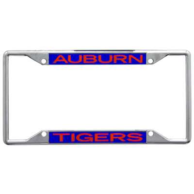 Auburn Tigers Metal Inlaid Acrylic License Plate Frame