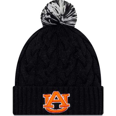 Auburn Tigers New Era Women's Cozy Cable Knit Beanie