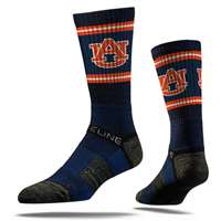 Auburn Tigers Strideline Premium Crew Sock - Navy