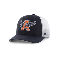 Auburn Tigers 47 Brand Vintage Adjustable Trucker Hat - War Eagle