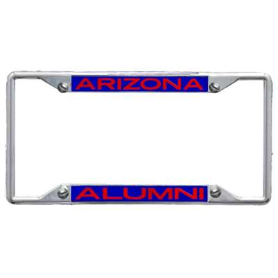 Arizona Wildcats Metal Alumni Inlaid Acrylic License Plate Frame