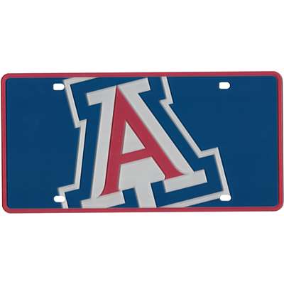 Arizona Wildcats Full Color Mega Inlay License Plate