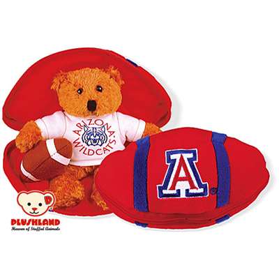 Arizona Wildcats Stuffed Bear in a Ball - Football