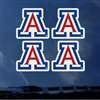 Arizona Wildcats Transfer Decals - Set of 4