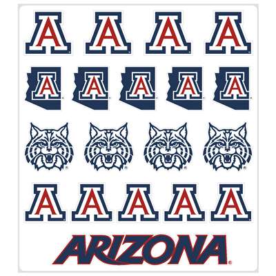 Arizona Wildcats Multi-Purpose Vinyl Sticker Sheet