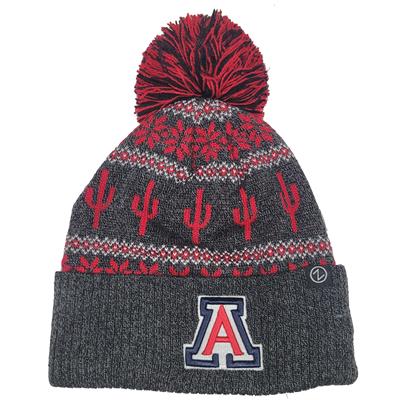 Arizona Wildcats Zephyr Carousel Pom Knit Beanie