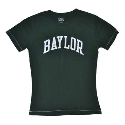 Baylor T-shirt - Ladies By League - Hunter