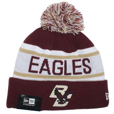 Boston Eagles New Era Biggest Fan Knit Beanie