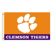 Clemson 2-sided 3' X 5' Flag