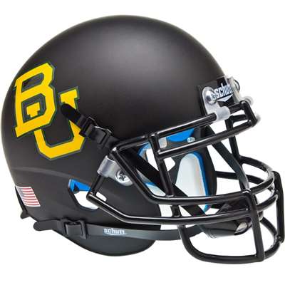 Baylor Bears Mini Helmet by Schutt - Matte Black