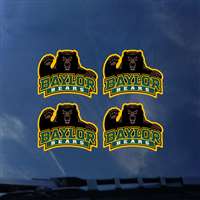 Baylor Bears Transfer Decals - Set of 4