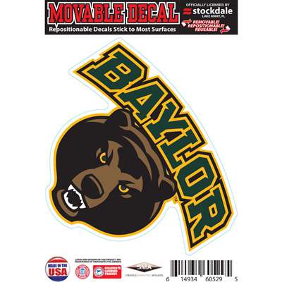 Baylor Bears Repositionable Vinyl Decal