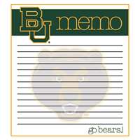 This 2 pack of memo pads features a team logo with a team color header that says Memo on each page. The body of the pad has lines and has a team logo in the background. Each pad contains 50 pages. (2 pack of 50each). Measures 4.5 inches wide by 5 inches t