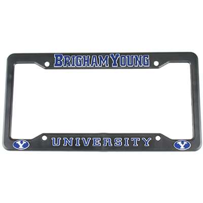 Byu Cougars Plastic License Plate Frame