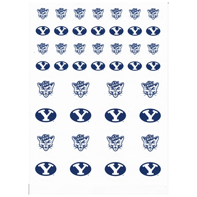 BYU cougars Small Sticker Sheet - 2 Sheets