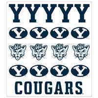 BYU Cougars Multi-Purpose Vinyl Sticker Sheet