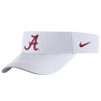 Nike Alabama Crimson Tide Dri-Fit Adjustable Visor - White