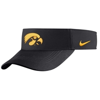 Nike Iowa Hawkeyes Dri-Fit Adjustable Visor - Black