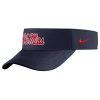 Nike Mississippi Ole Miss Rebels Dri-Fit Adjustable Visor - Navy