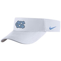 Nike North Carolina Tar Heels Dri-Fit Adjustable Visor - White