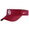 Nike Oklahoma Sooners Dri-Fit Adjustable Visor - Crimson